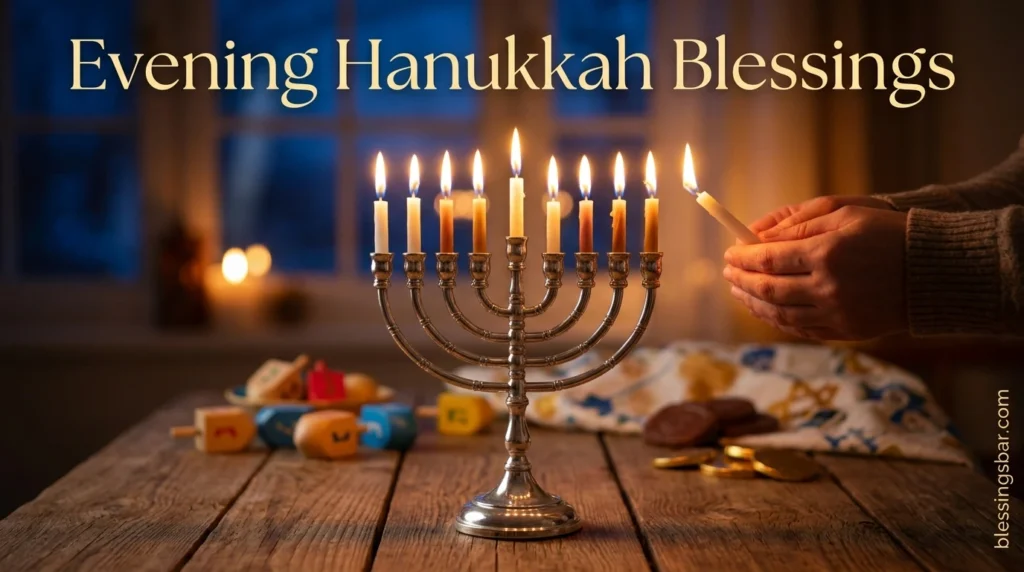 Evening Hanukkah Blessings