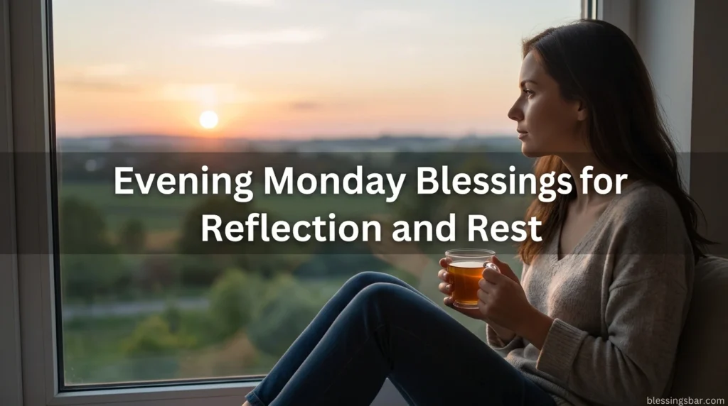 Evening Monday Blessings for Reflection and Rest