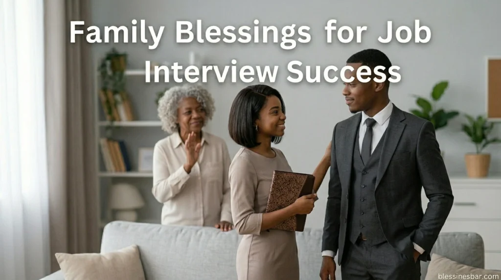 Family Blessings for Job Interview Success