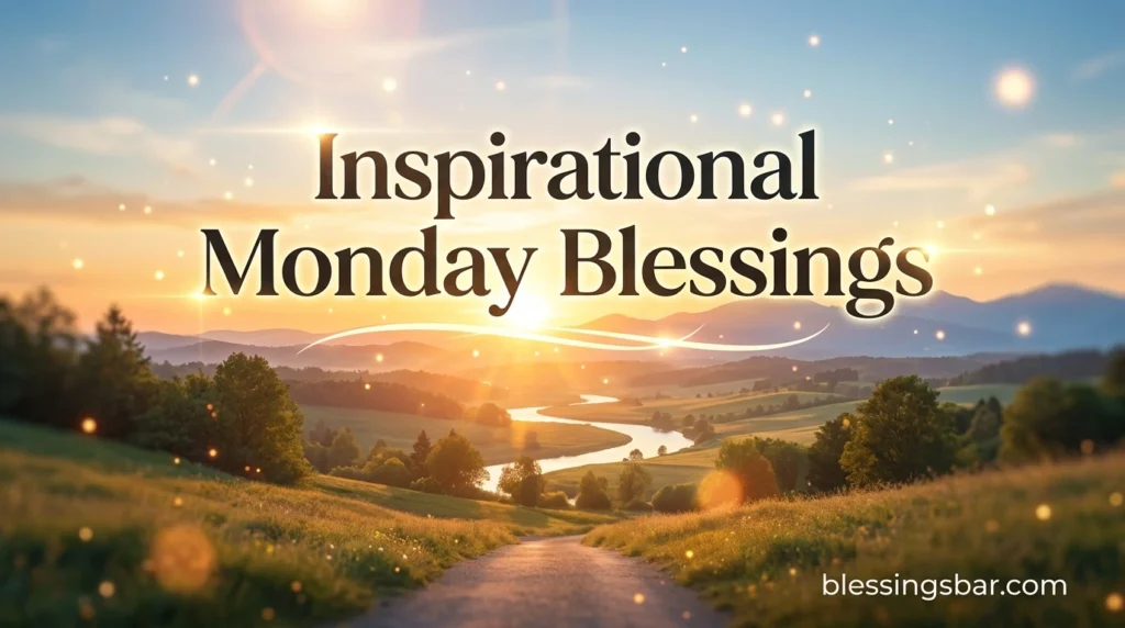 Inspirational Monday Blessings