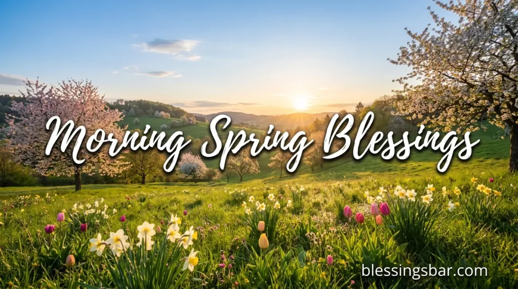 Morning Spring Blessings