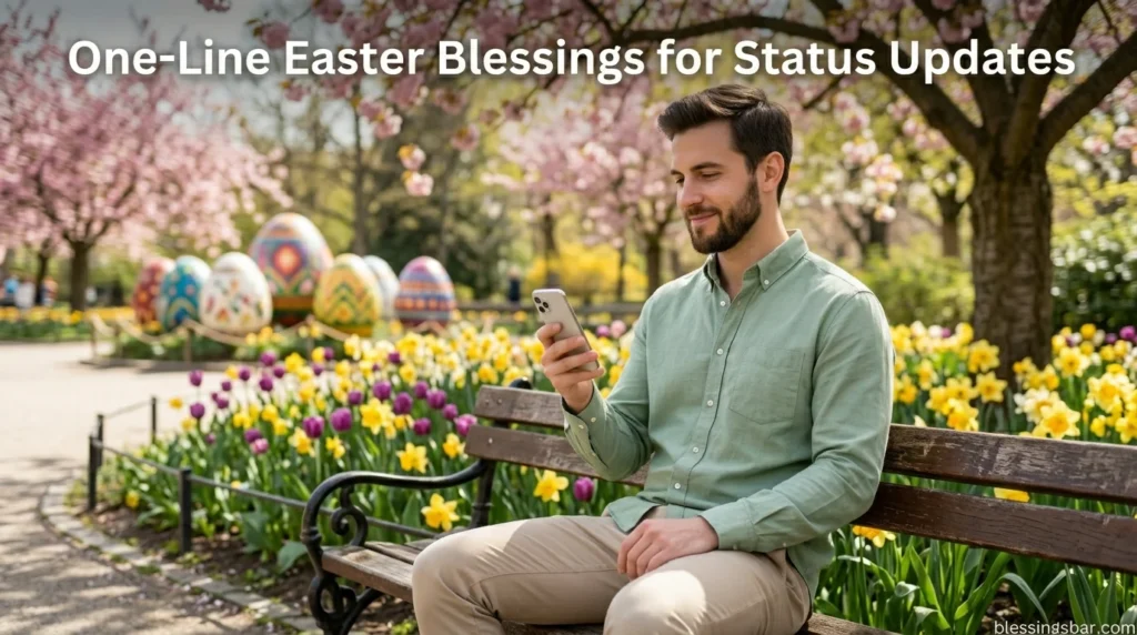 One-Line Easter Blessings for Status Updates