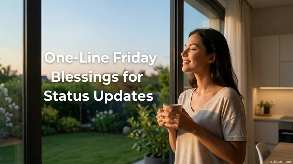 One-Line Friday Blessings for Status Updates