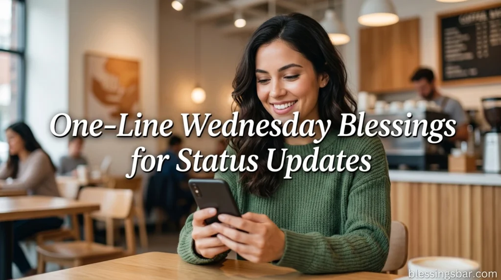 One-Line Wednesday Blessings for Status Updates