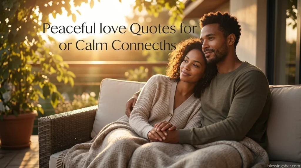 Peaceful Love Quotes for Calm Connections