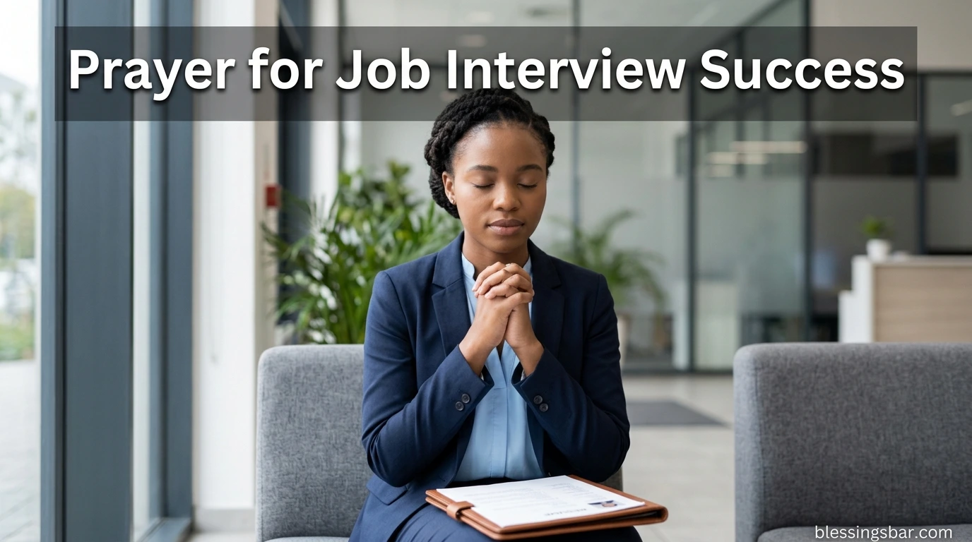 Prayer for Job Interview Success