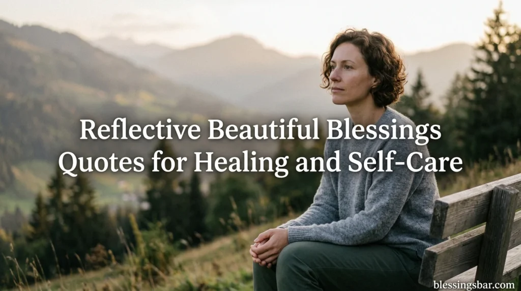 Reflective Beautiful Blessings Quotes for Healing and Self-Care