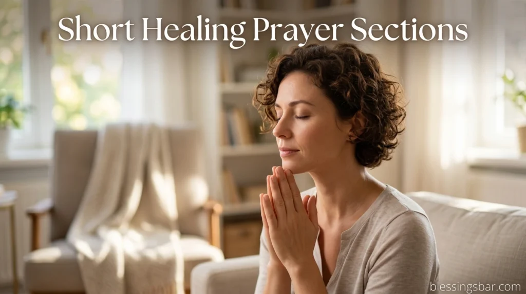 Short Healing Prayer Sections