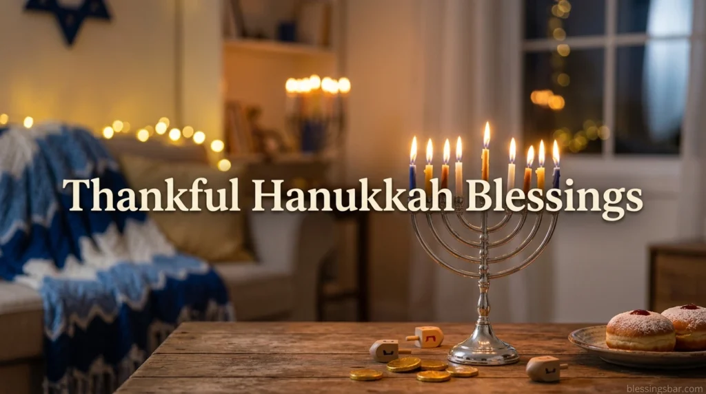Thankful Hanukkah Blessings