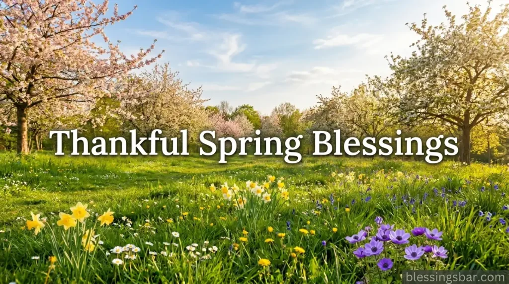 Thankful Spring Blessings