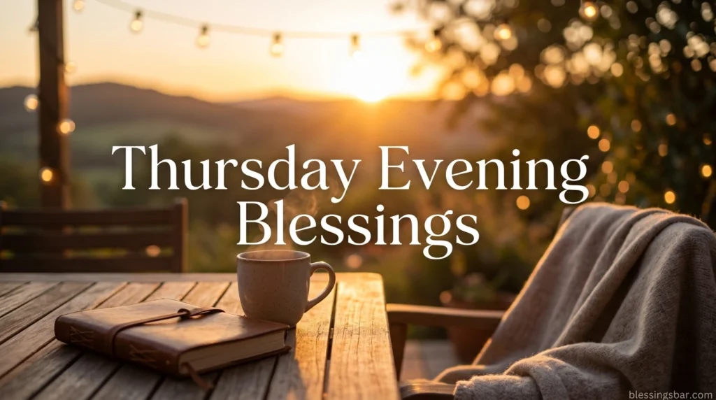 Thursday Evening Blessings
