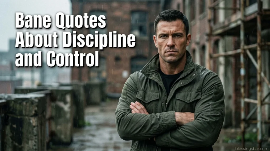 Bane Quotes About Discipline and Control