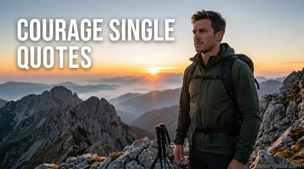 Courage Single Quotes