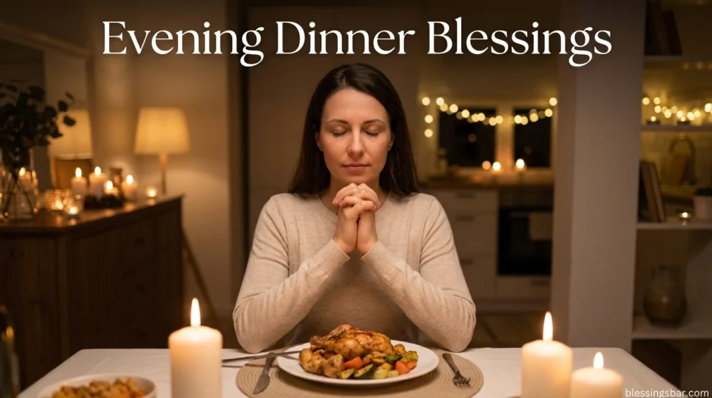 Evening Dinner Blessings