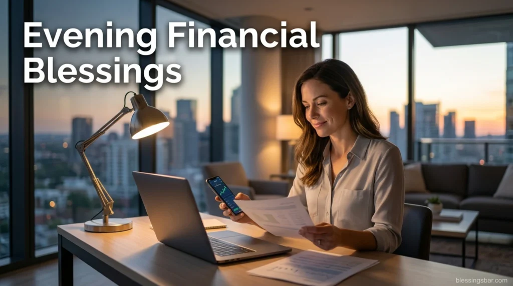 Evening Financial Blessings