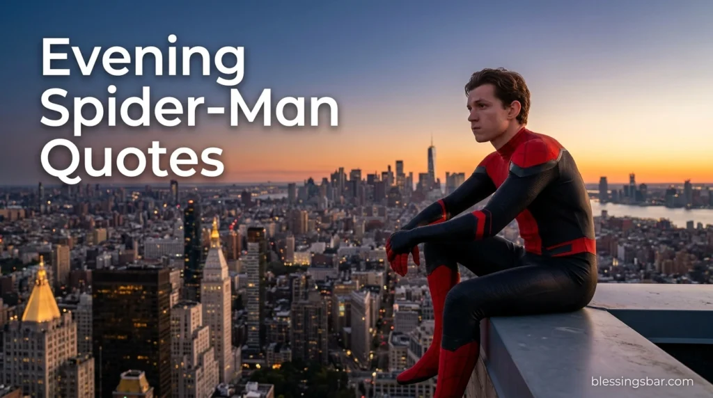 Evening Spider-Man Quotes