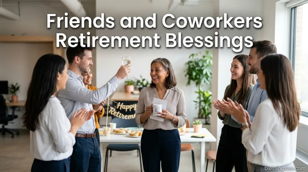 Friends and Coworkers Retirement Blessings