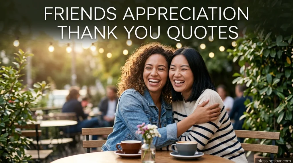 Friends Appreciation Thank You Quotes