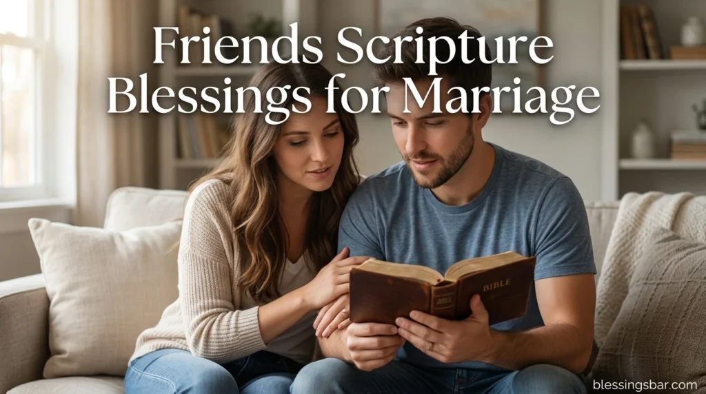 Friends Scripture Blessings for Marriage