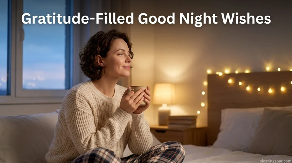 Gratitude-Filled Good Night Wishes