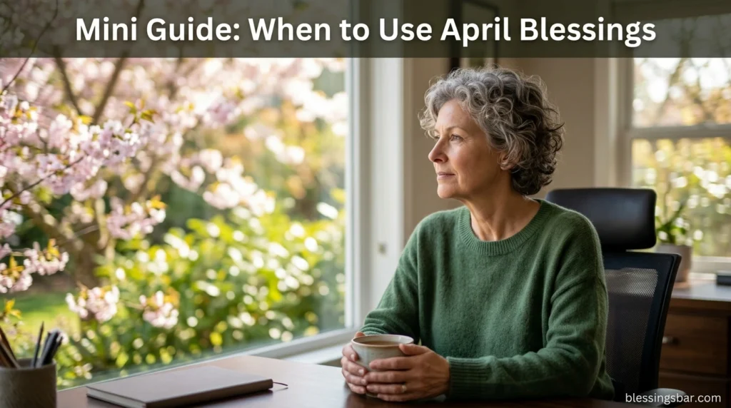 Mini Guide: When to Use April Blessings
