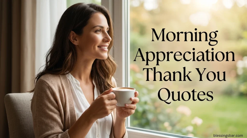 Morning Appreciation Thank You Quotes