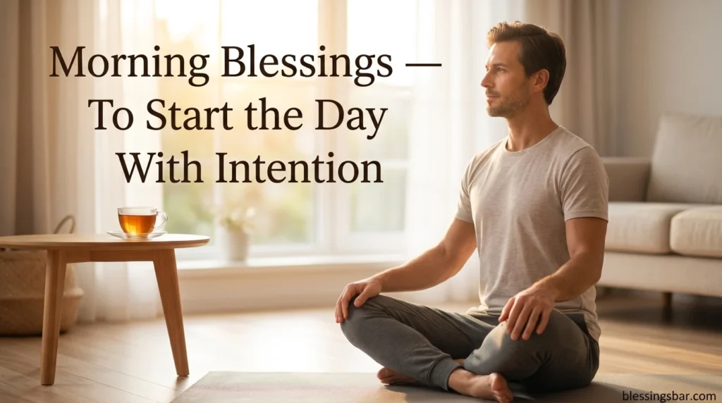 Morning Blessings — To Start the Day With Intention