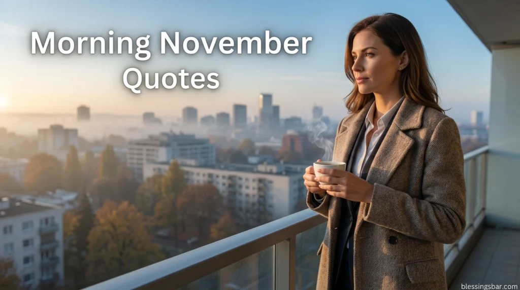 Morning November Quotes