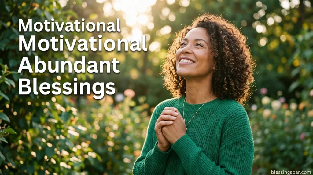Motivational Abundant Blessings