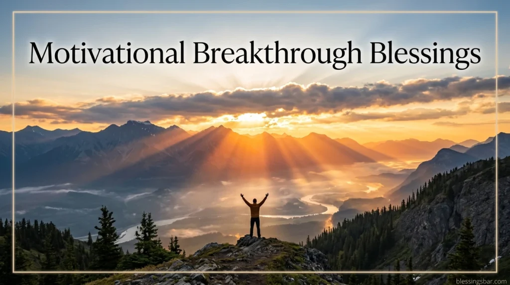 Motivational Breakthrough Blessings