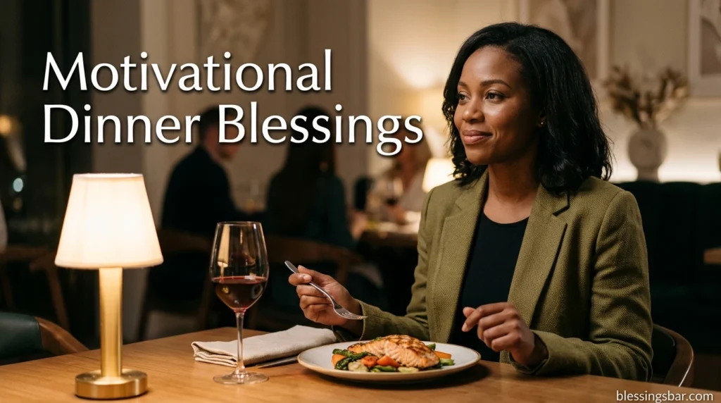 Motivational Dinner Blessings