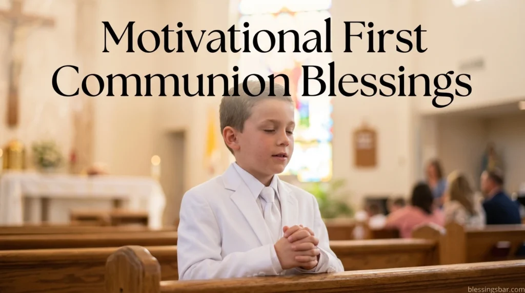 Motivational First Communion Blessings