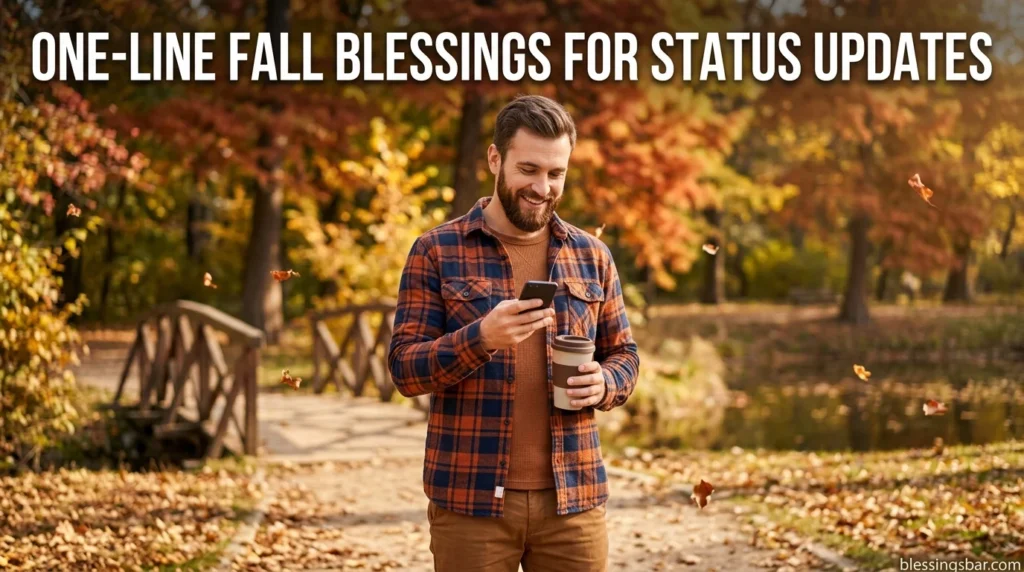 One-Line Fall Blessings for Status Updates