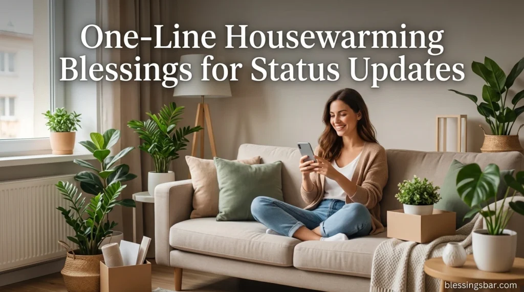 One-Line Housewarming Blessings for Status Updates