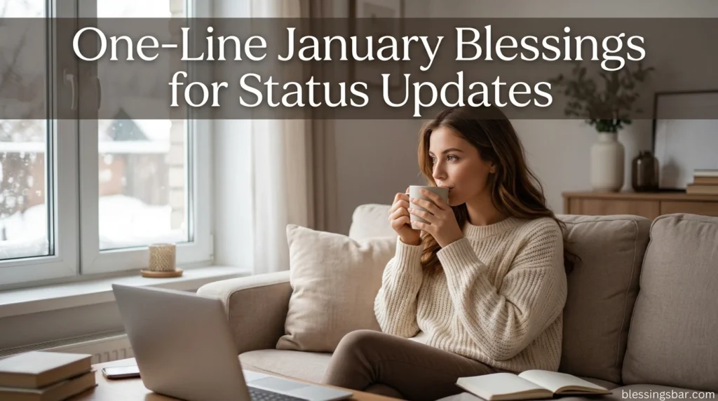 One-Line January Blessings for Status Updates