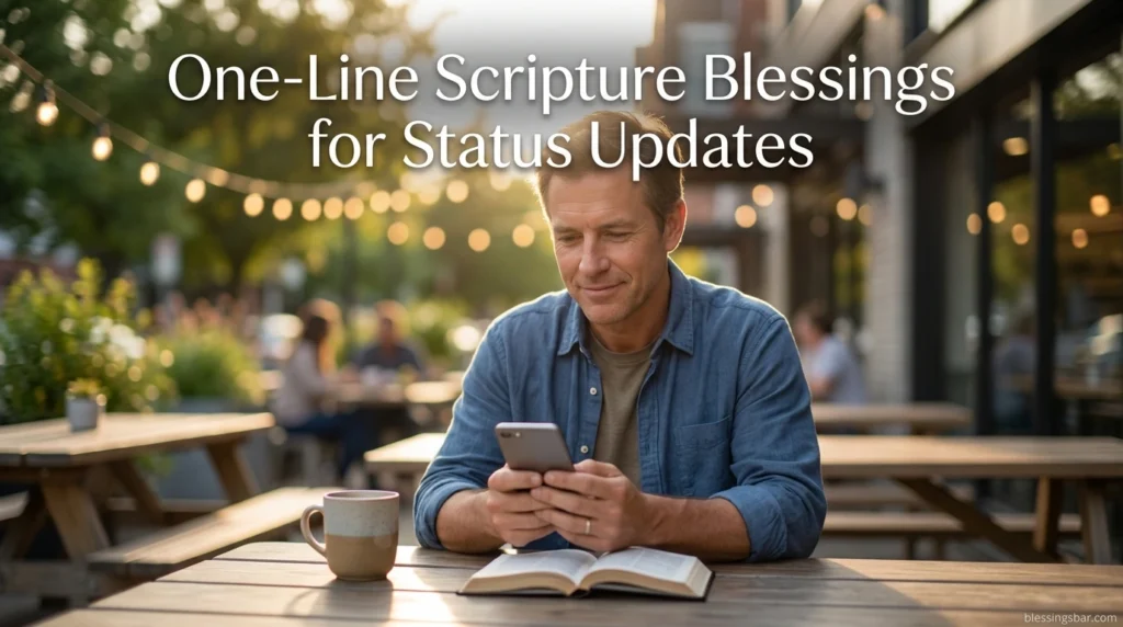 One-Line Scripture Blessings for Status Updates
