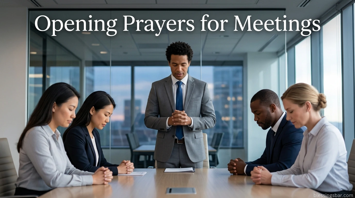 Opening Prayers for Meetings