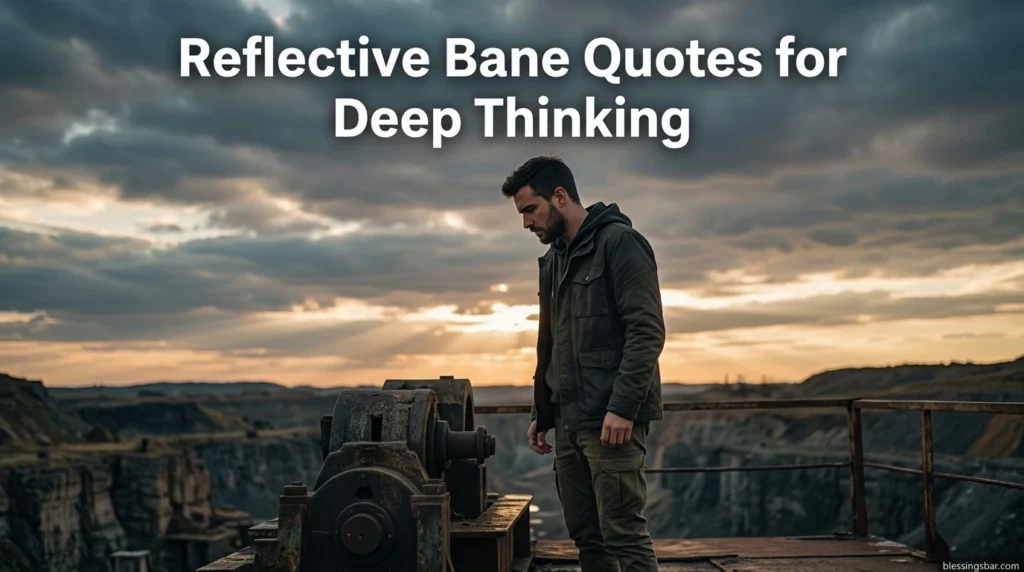 Reflective Bane Quotes for Deep Thinking