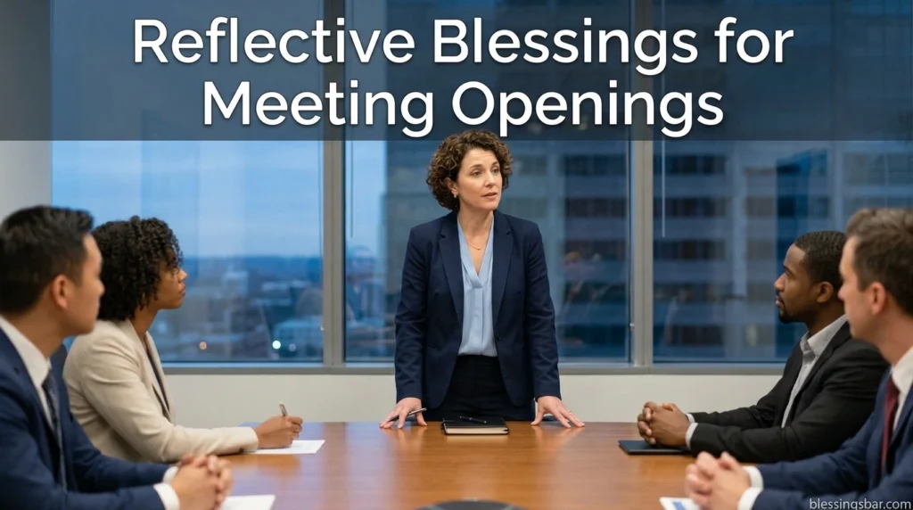 Reflective Blessings for Meeting Openings