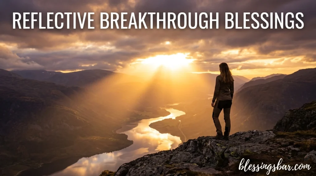 Reflective Breakthrough Blessings