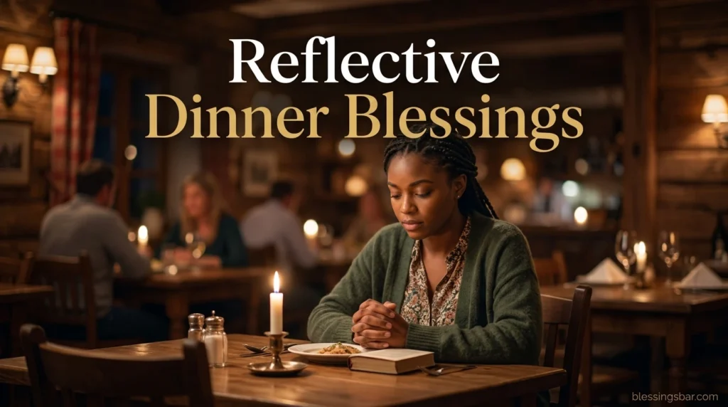 Reflective Dinner Blessings