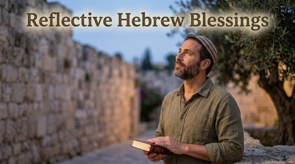 Reflective Hebrew Blessings
