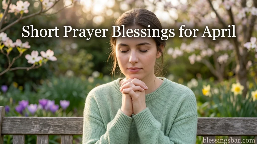 Short Prayer Blessings for April