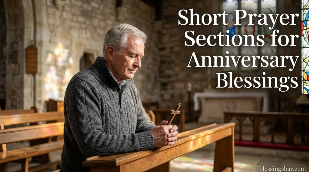 Short Prayer Sections for Anniversary Blessings