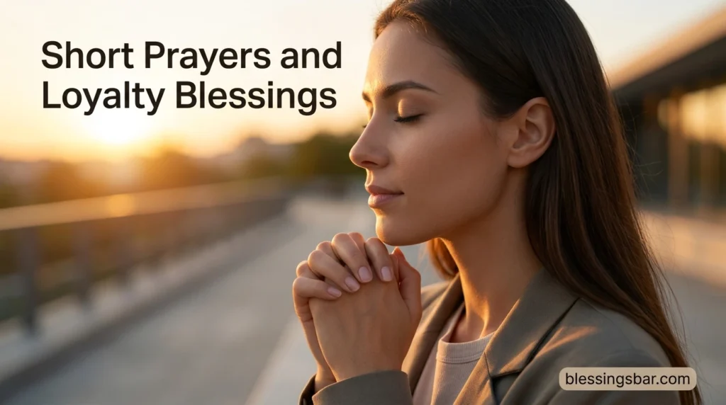 Short Prayers and Loyalty Blessings