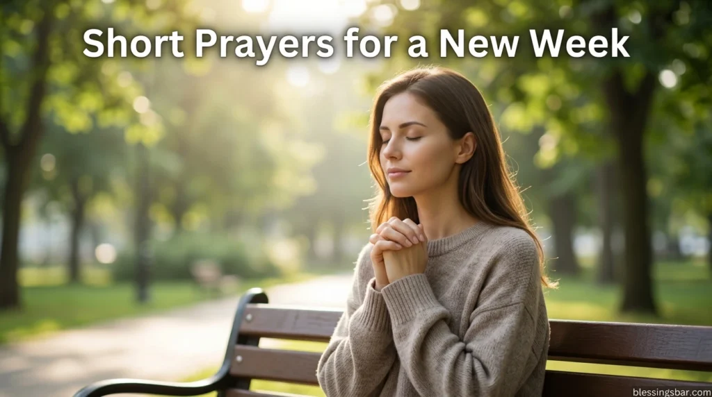 Short Prayers for a New Week