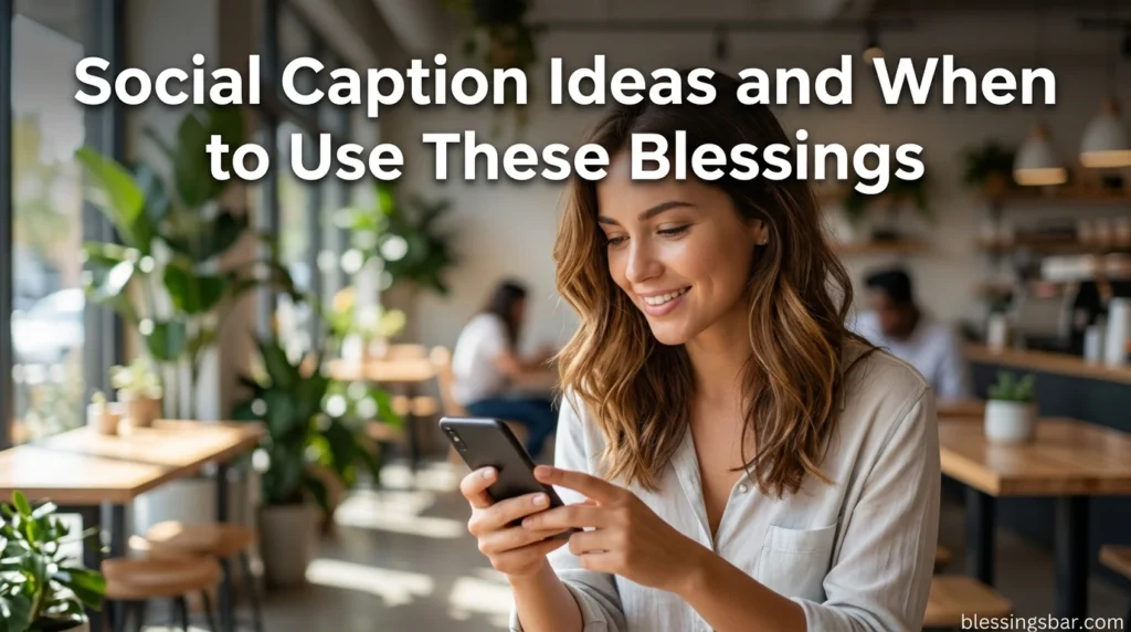 Social Caption Ideas and When to Use These Blessings