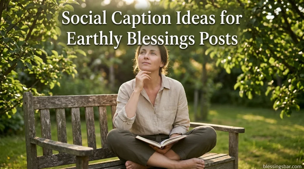 Social Caption Ideas for Earthly Blessings Posts