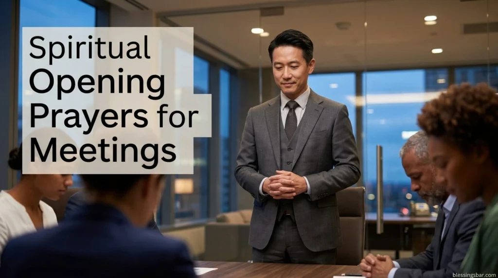 Spiritual Opening Prayers for Meetings