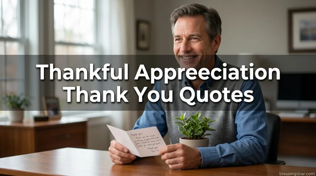 Thankful Appreciation Thank You Quotes